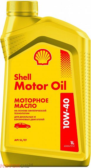 Масло моторное Shell Motor Oil 10W-40 1 л 550051069, Масла моторные